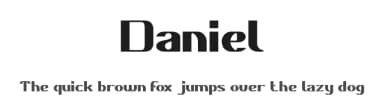 Daniel by weknow — Sans Serif Font — thumbnail 1