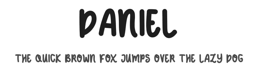 Daniel by Fanastudio — Script Handwritten Font