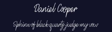 Daniel Cooper by Staircase Studio — Script Handwritten Font — thumbnail 2