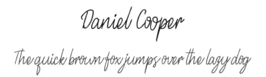 Daniel Cooper by Staircase Studio — Script Handwritten Font — thumbnail 1