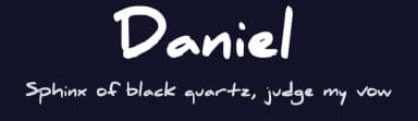 Daniel by Daniel Midgley — Script Handwritten Font — thumbnail 2