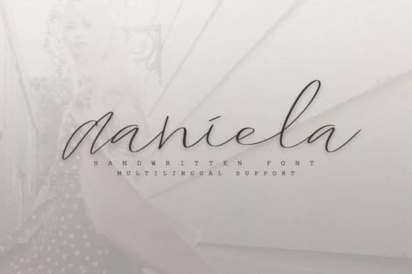 Daniela Font by Katie Holland — Script Handwritten Font