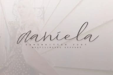 Daniela Font by Katie Holland — Script Handwritten Font — thumbnail 1