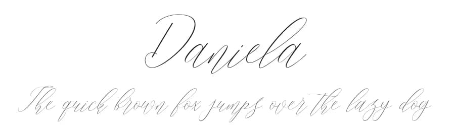 Daniela by Pollem Studio — Script Handwritten Font