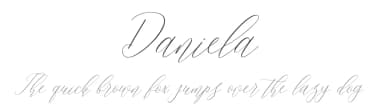 Daniela by Pollem Studio — Script Handwritten Font — thumbnail 1