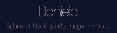 Daniela by Type Sailor — Sans Serif Font — thumbnail 2