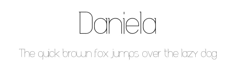 Daniela by Type Sailor — Sans Serif Font