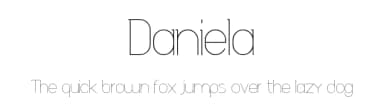 Daniela by Type Sailor — Sans Serif Font — thumbnail 1