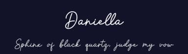 Daniella by Graphix Line Studio — Script Handwritten Font — thumbnail 2