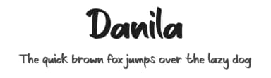 Danila by Letterayu — Script Handwritten Font — thumbnail 1