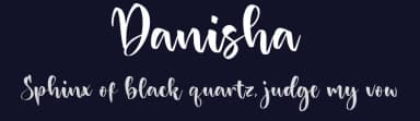 Danisha by Balpirick Studio — Script Handwritten Font — thumbnail 2