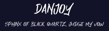 Danjoy by Albert Kalingga — Script Handwritten Font — thumbnail 2