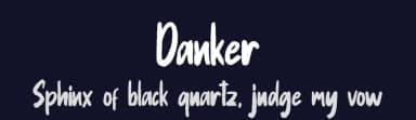 Danker by Skiiller Studio — Script Handwritten Font — thumbnail 2
