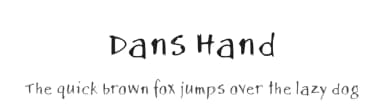 Dans Hand by Daniel Agostino — Script Handwritten Font — thumbnail 1