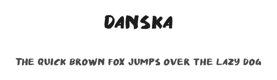 Danska by The Trending Fonts — Script Handwritten Font