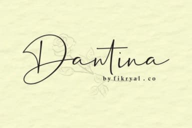 Dantina Font by Fikryal Studio — Script Handwritten Font — thumbnail 1