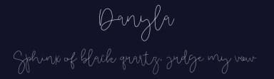 Danyla by peterdraw — Script Handwritten Font — thumbnail 2