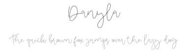 Danyla by peterdraw — Script Handwritten Font — thumbnail 1