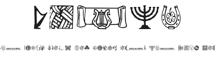 DaOth by David Rakowski — Dingbats Font