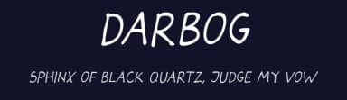 Darbog by Darko  Bogdanov — Script Handwritten Font — thumbnail 2