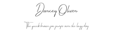 Darcey Oliver by Eldertype Studio — Script Handwritten Font — thumbnail 1
