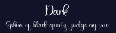 Dark by PiPi Creative STUDIO — Script Handwritten Font — thumbnail 2