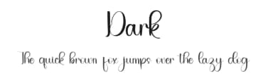 Dark by PiPi Creative STUDIO — Script Handwritten Font — thumbnail 1