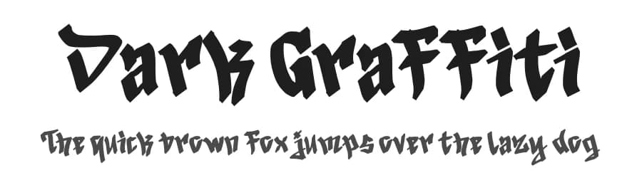 Dark Graffiti by Yoga Letter — Script Handwritten Font