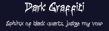 Dark Graffiti by Satire Artwork — Script Handwritten Font — thumbnail 2