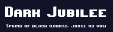 Dark Jubilee by Staffan Vilcans — Sans Serif Font — thumbnail 2
