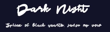 Dark Night by Muharima Rasyid — Script Handwritten Font — thumbnail 2