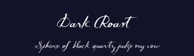 Dark Roast by Brittney Murphy Design — Script Handwritten Font — thumbnail 2