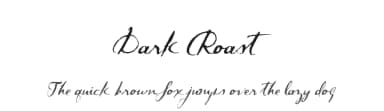 Dark Roast by Brittney Murphy Design — Script Handwritten Font — thumbnail 1