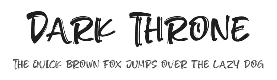 Dark Throne by Letterena Studios — Script Handwritten Font