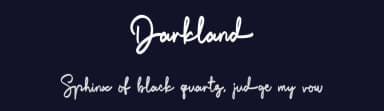 Darkland by DDLab — Script Handwritten Font — thumbnail 2