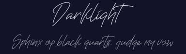 Darklight by AV Type — Script Handwritten Font — thumbnail 2