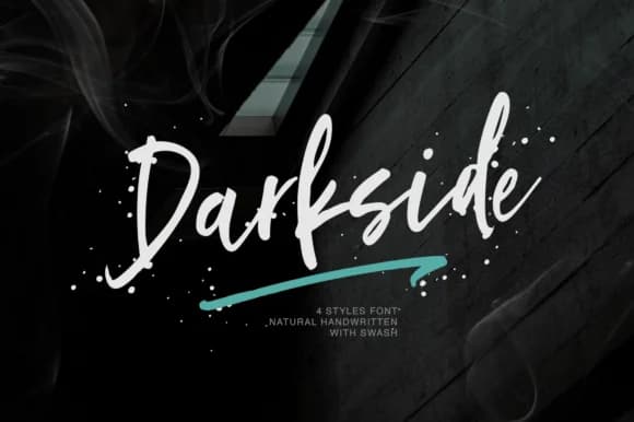 Darkside Font by Letteratom — Script Handwritten Font