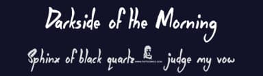 Darkside of the Morning by JSH creates — Script Handwritten Font — thumbnail 2
