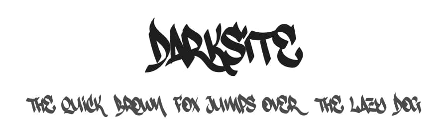Darksite by Figuree Studio — Script Handwritten Font