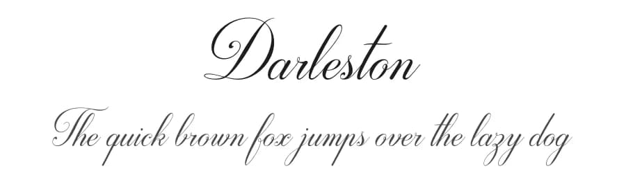 Darleston by Youssef Habchi — Script Handwritten Font
