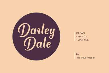 Darley Dale Font by The Traveling Fox — Script Handwritten Font — thumbnail 1