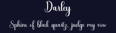 Darley by Makashi — Script Handwritten Font — thumbnail 2