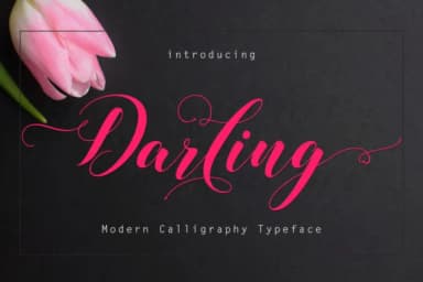 Darling Font by Rudistudio — Script Handwritten Font — thumbnail 1