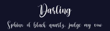 Darling by Scratchones — Script Handwritten Font — thumbnail 2
