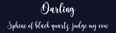 Darling by Kateeng Ciu — Script Handwritten Font — thumbnail 2