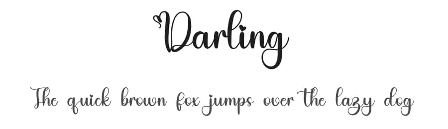 Darling by Inermedia Studio — Script Handwritten Font