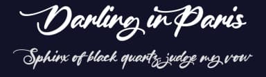 Darling in Paris by Cat.B — Script Handwritten Font — thumbnail 2