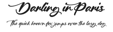 Darling in Paris by Cat.B — Script Handwritten Font — thumbnail 1
