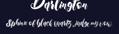 Darlington by SSI.Scraps — Script Handwritten Font — thumbnail 2