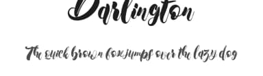 Darlington by SSI.Scraps — Script Handwritten Font — thumbnail 1